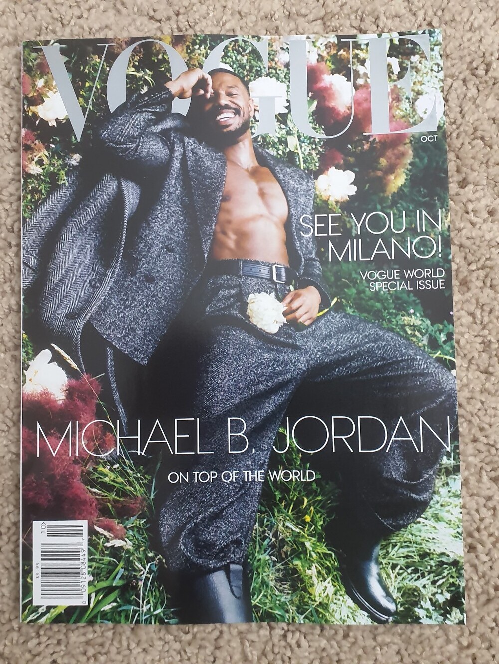 Vogue Magazine Oct 2026 Special Issue Michael B. Jordan Cover Illustrated